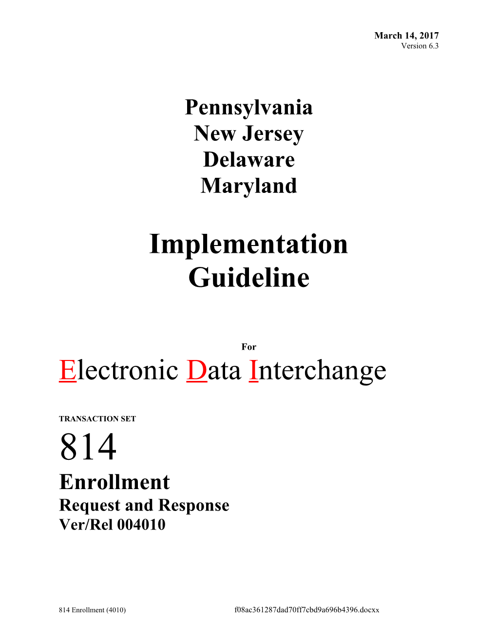 Electronic Data Interchange s3