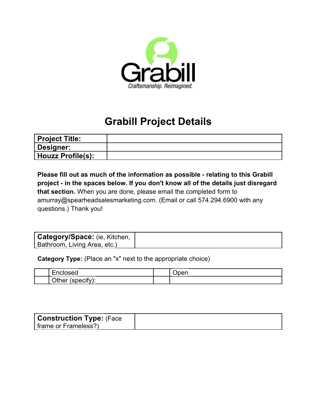 Grabill Project Details