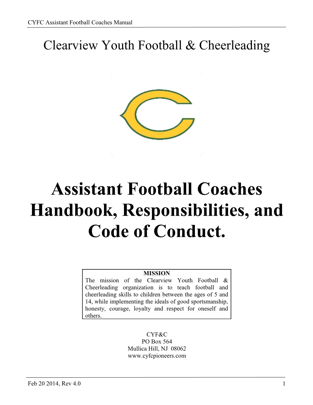 Clearview Youth Football & Cheerleading