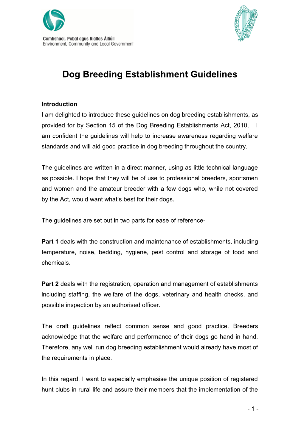 Dog Breeding Establishment Guidelines s1