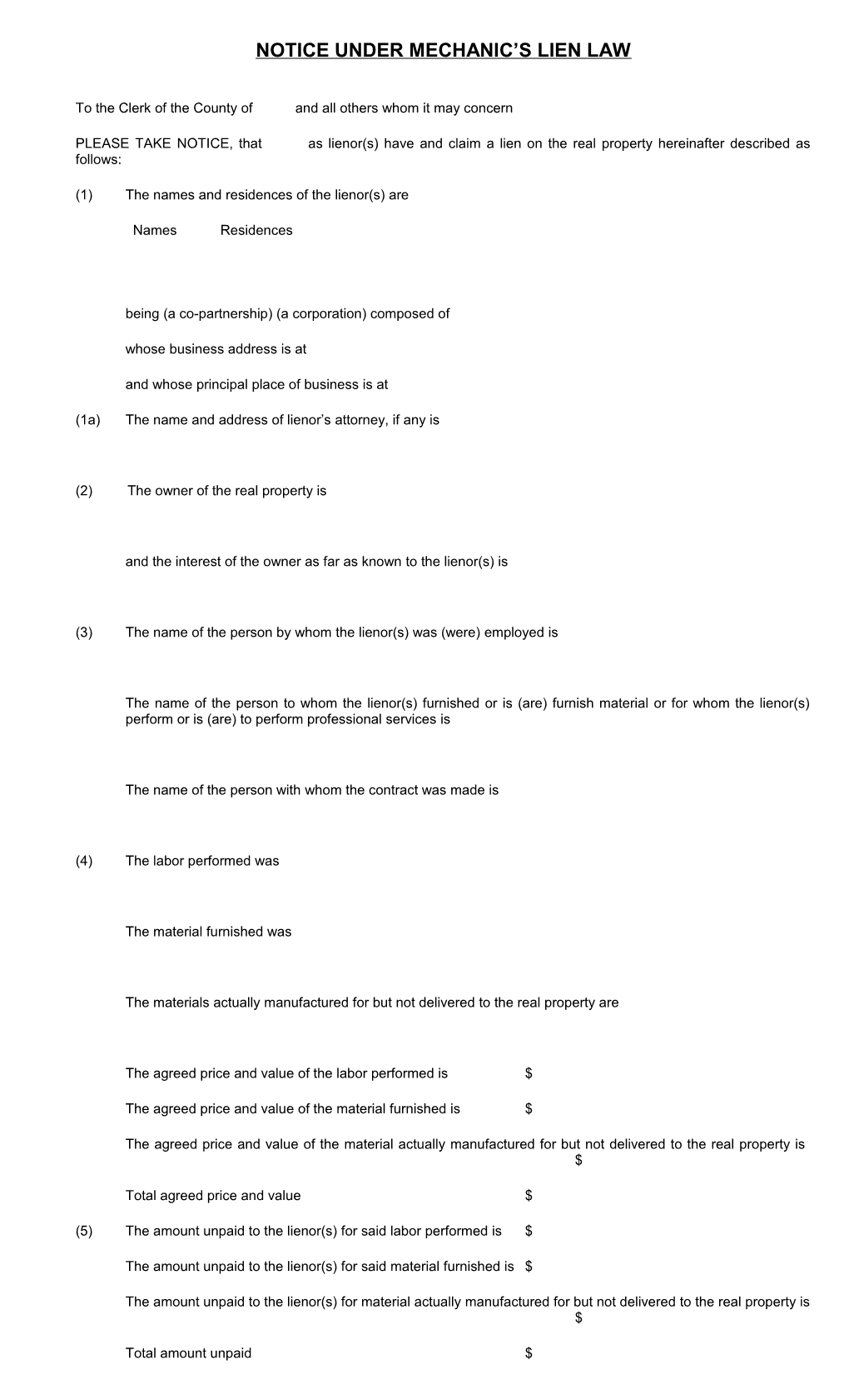 Assignment of Mortgage with Covenant Individual Or Corporation (Single Sheet)