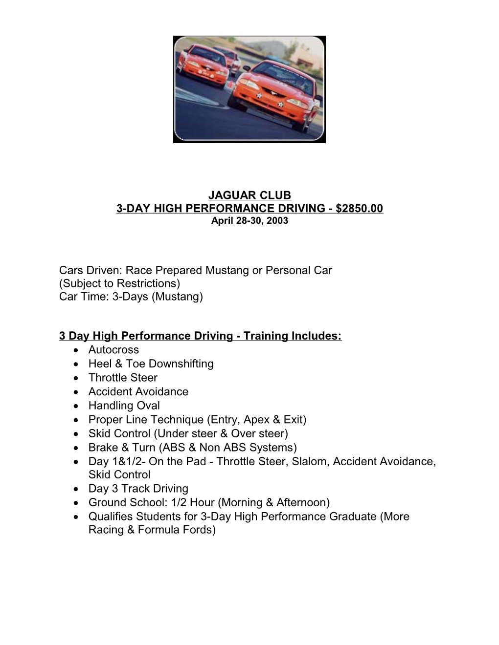 Attached Is Information About Our Teenage Defensive Driving Programs and Courses