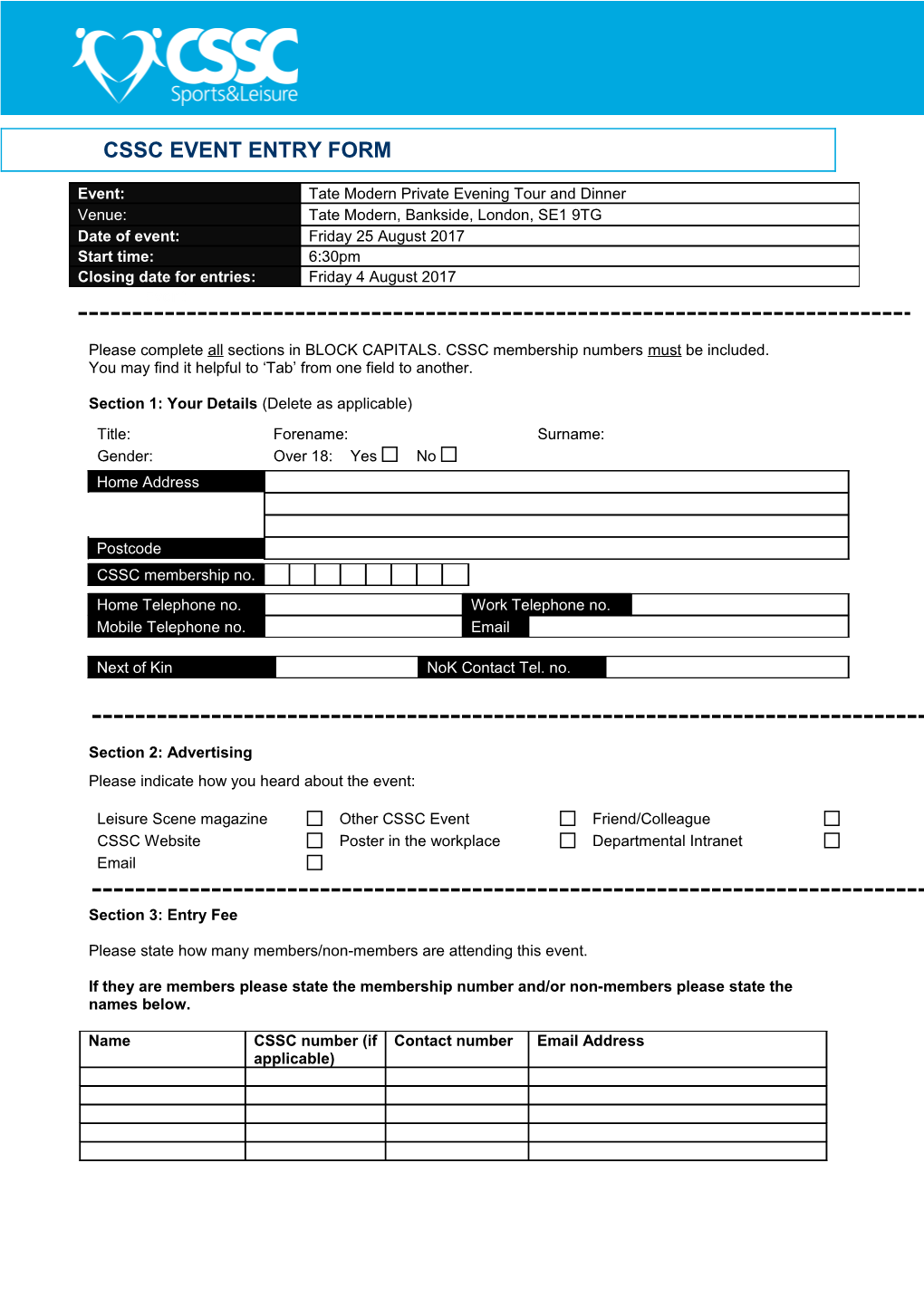 Section 1: Your Details (Delete As Applicable) s2