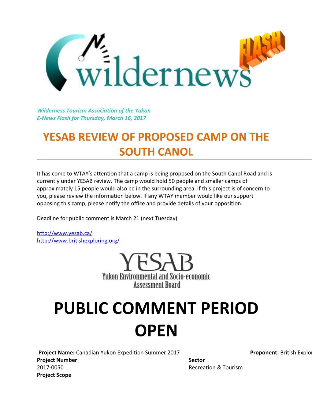 Wilderness Tourism Association of the Yukon