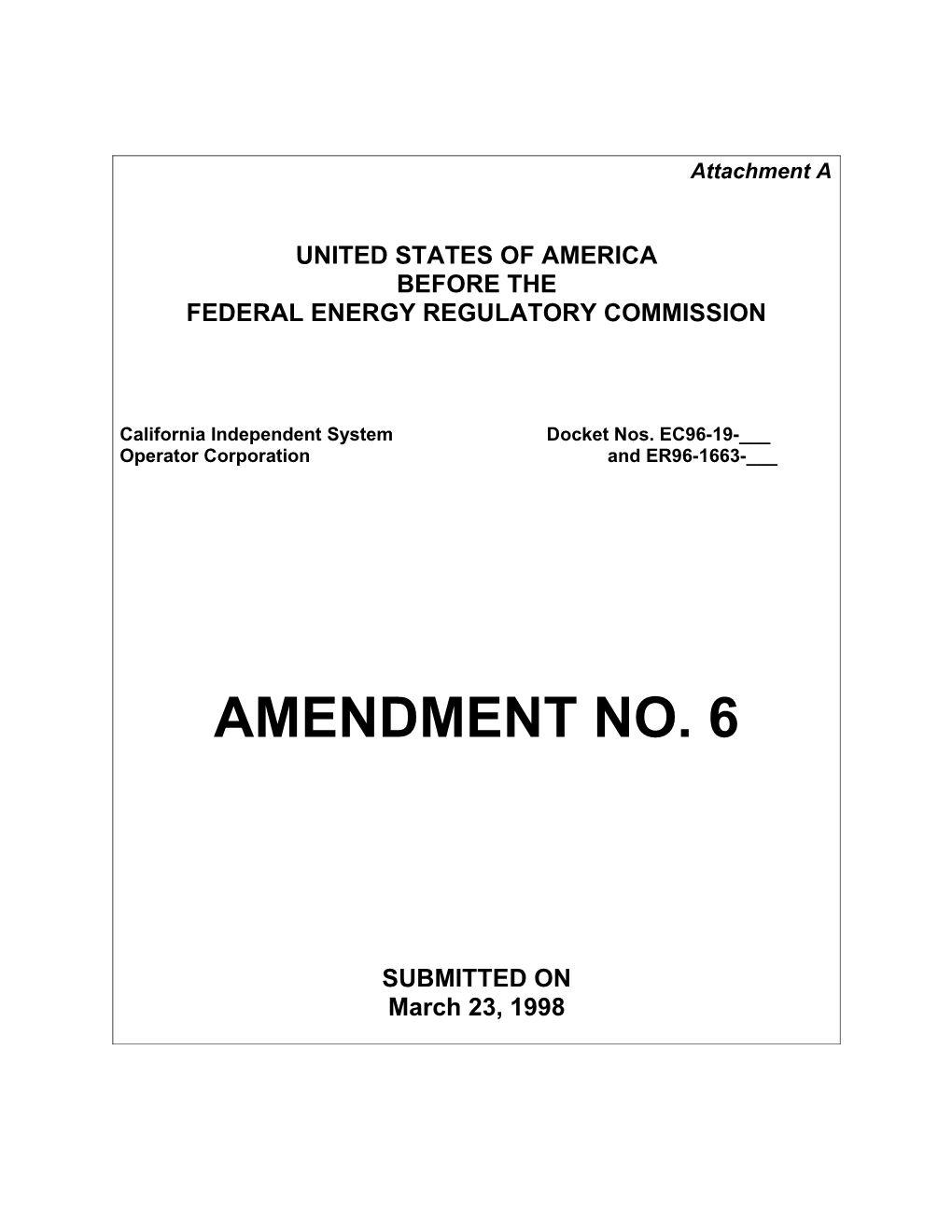Federal Energy Regulatory Commission s6