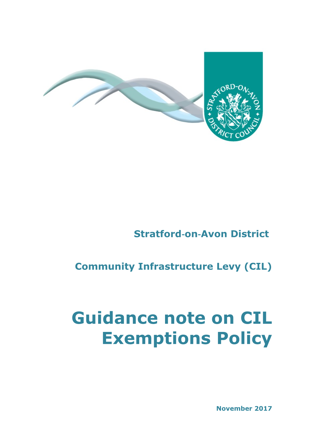 Guidance Note on CIL Exemptions Policy