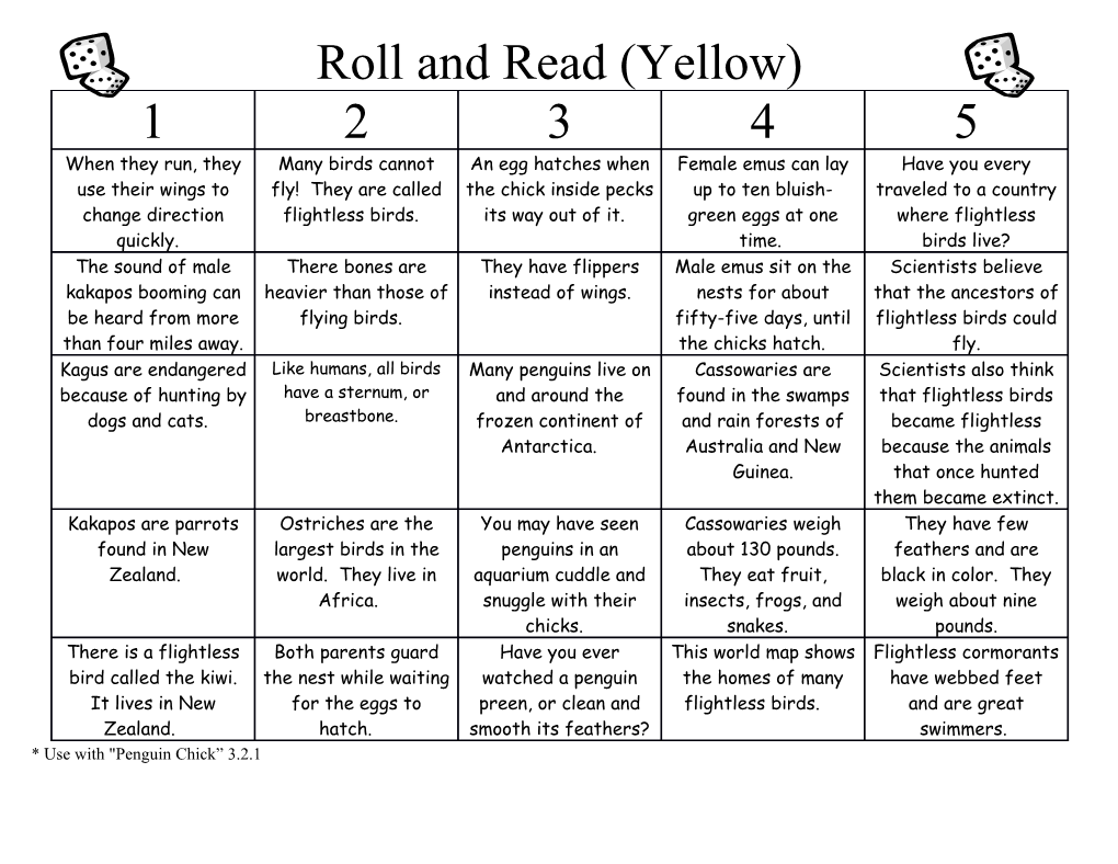 Roll and Read s1