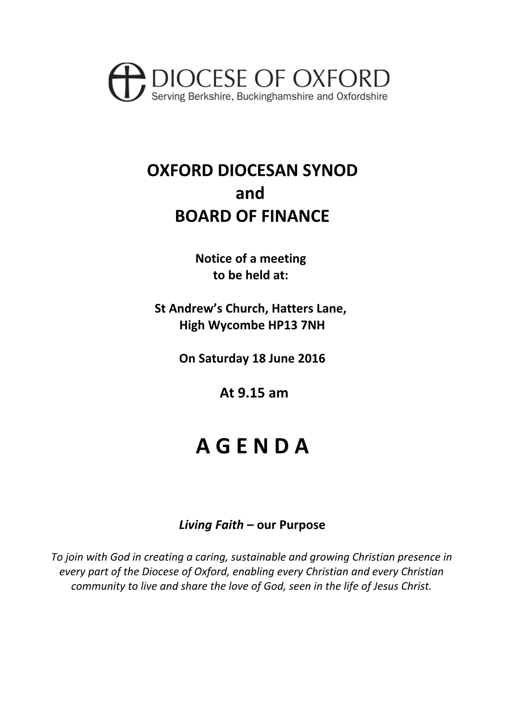 Oxford Diocesan Synod
