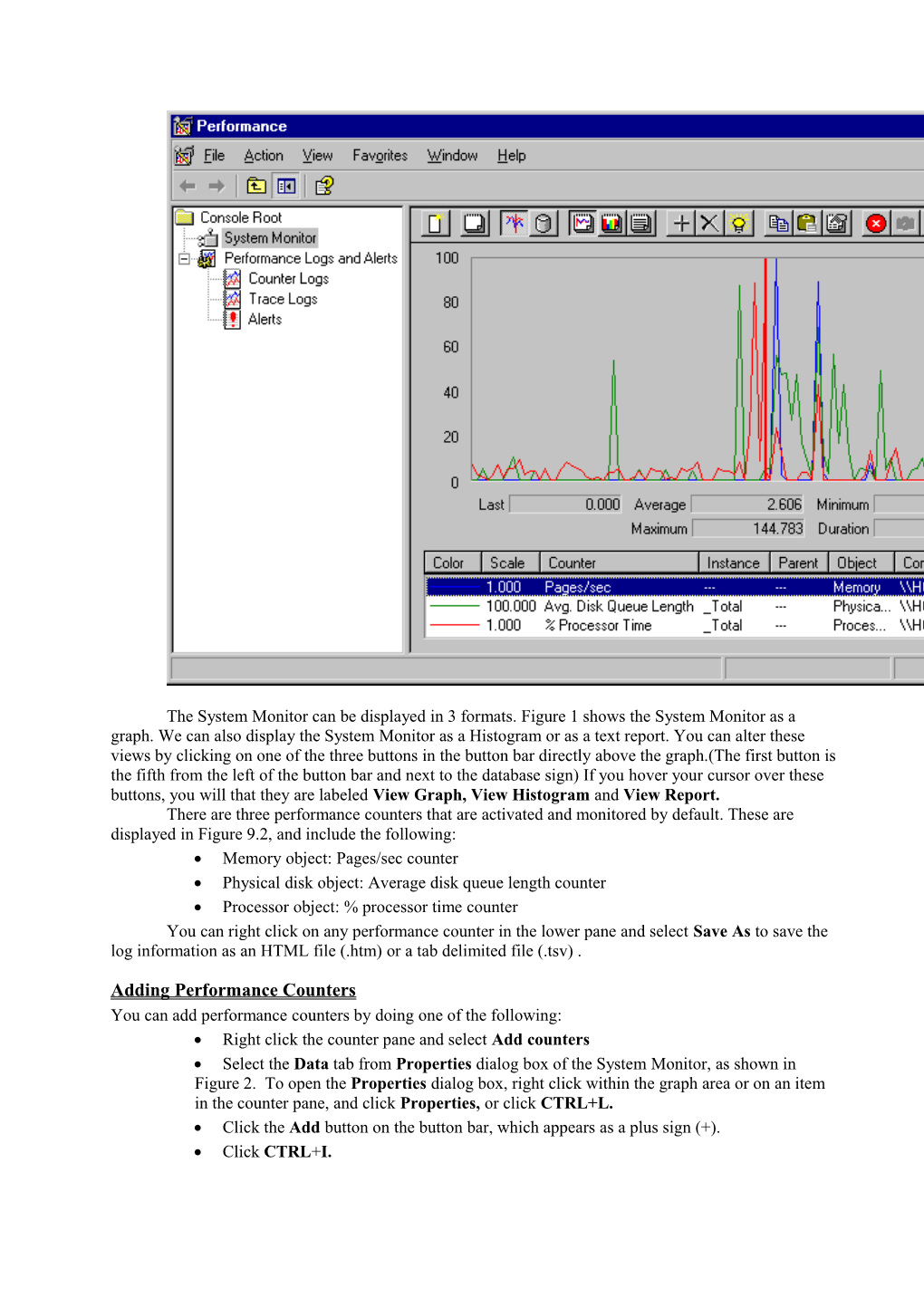 Performance Monitoring On Windows 2003 Server