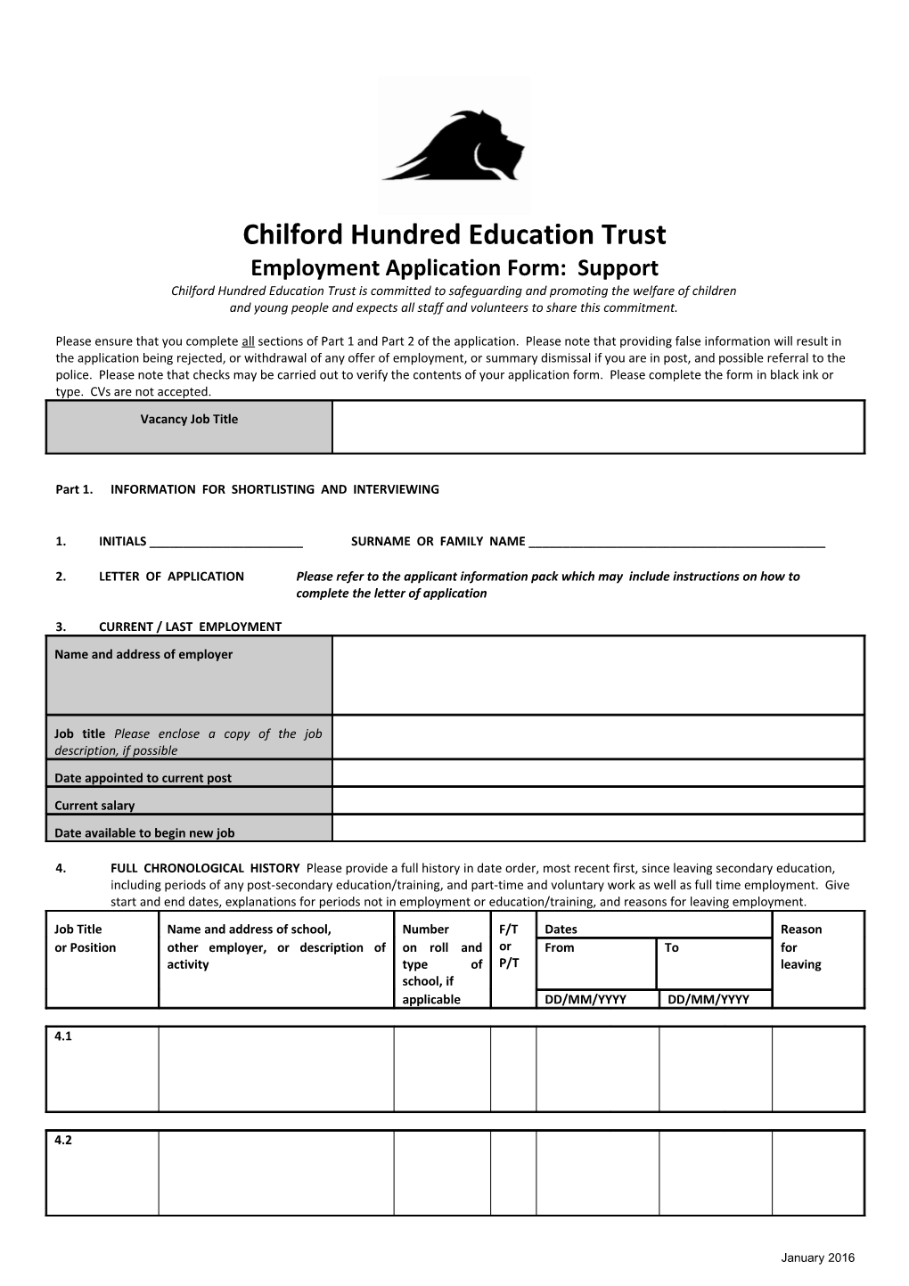 Application for Teaching Appointment s2