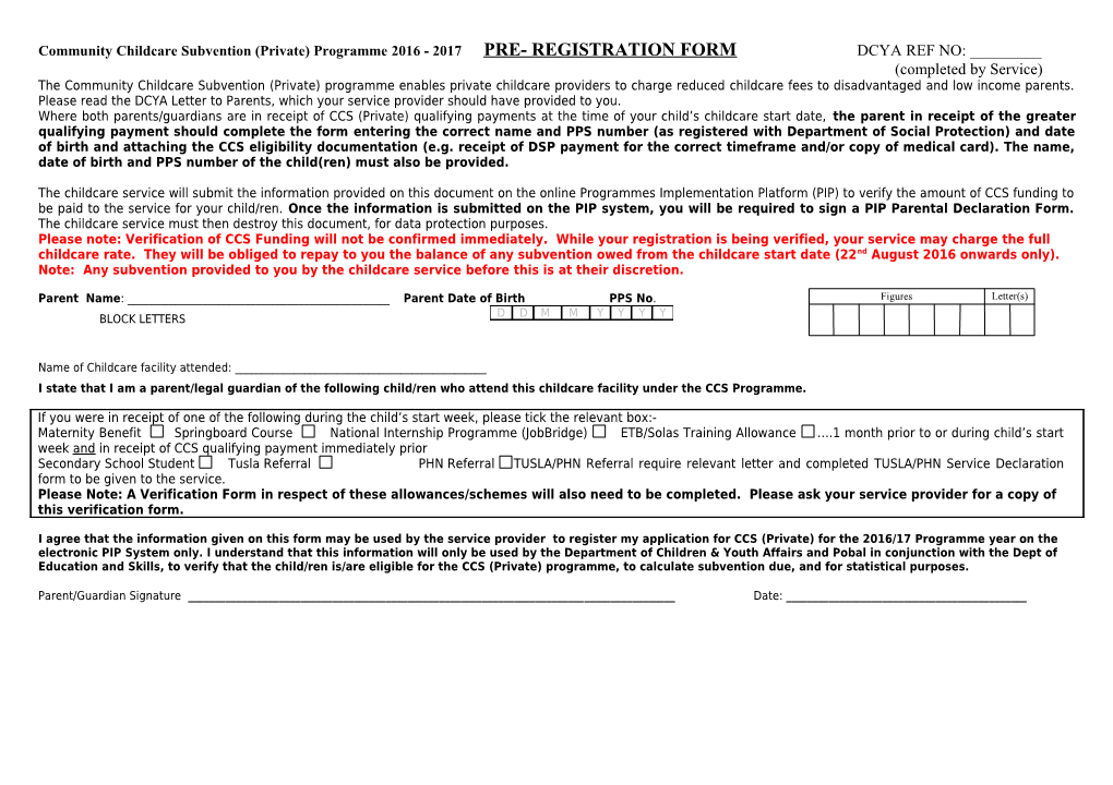 Final CCSP Parent Pre-Registration Form