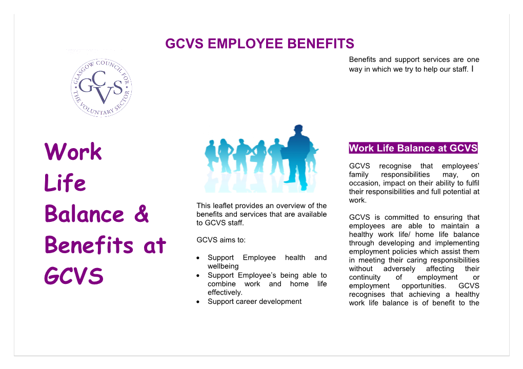 Life Balance & Benefits at GCVS