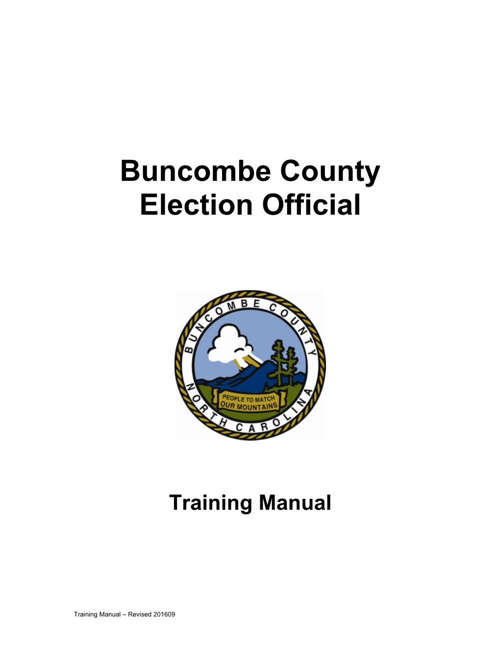 Buncombe County Election Official