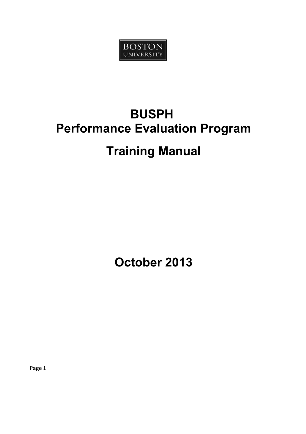 Microsoft Word - 2012 Performance Evaluation Education Manual V2