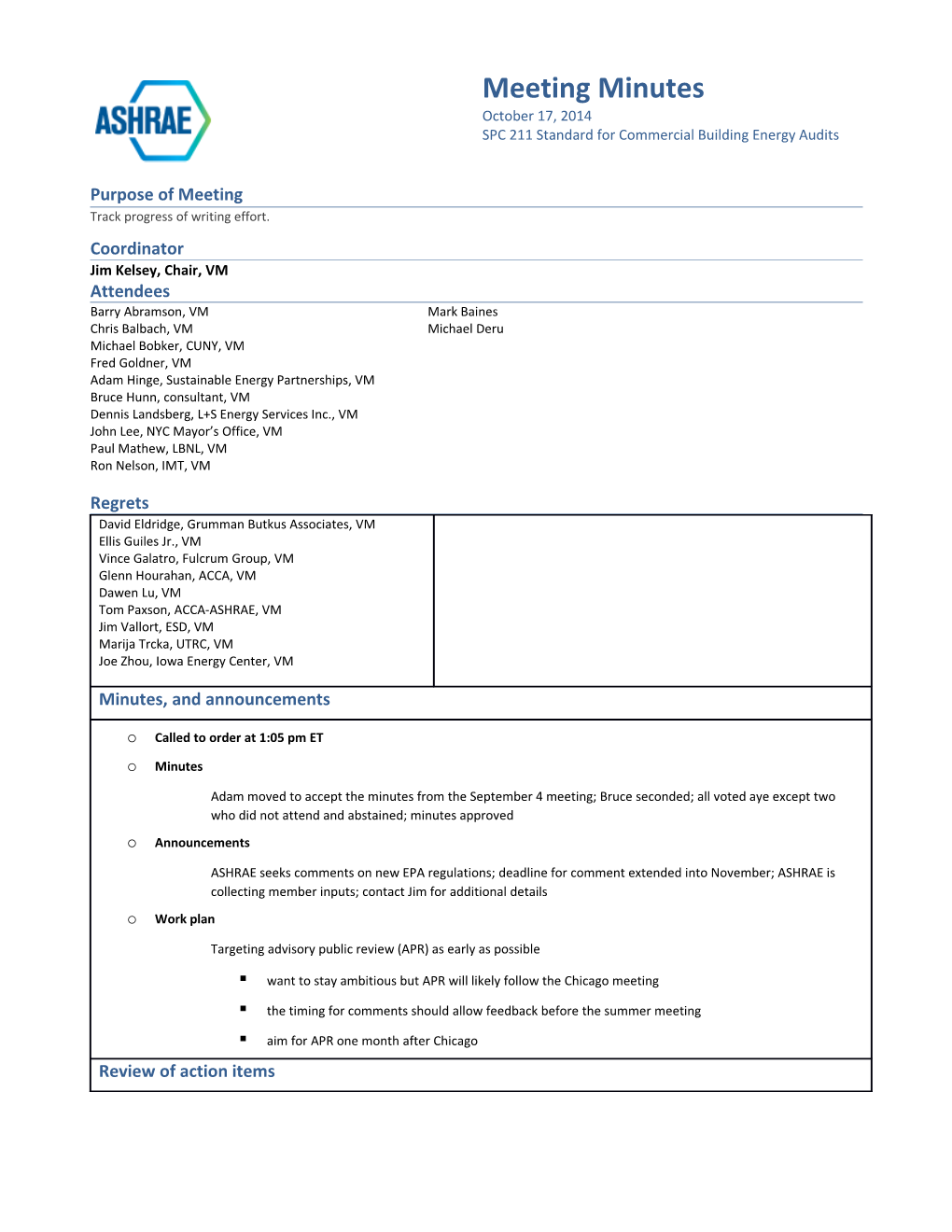 SPC 211 Standard for Commercial Building Energy Audits