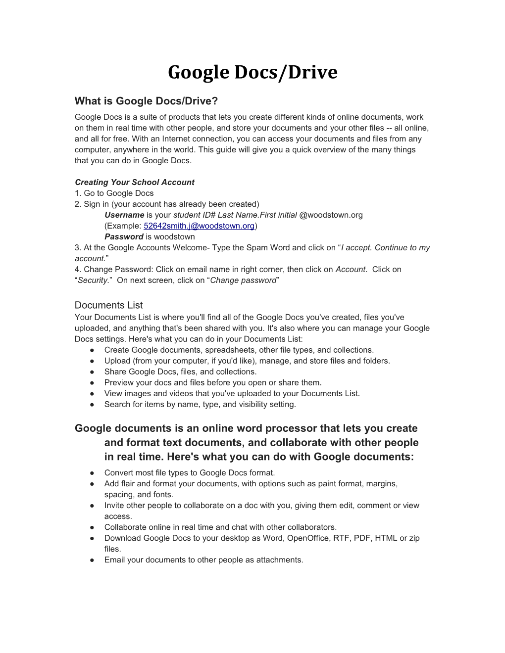 What Is Google Docs/Drive?