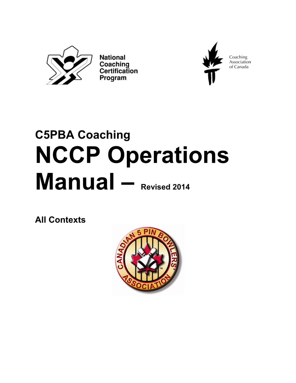 Taekwondo NCCP Operations Manual