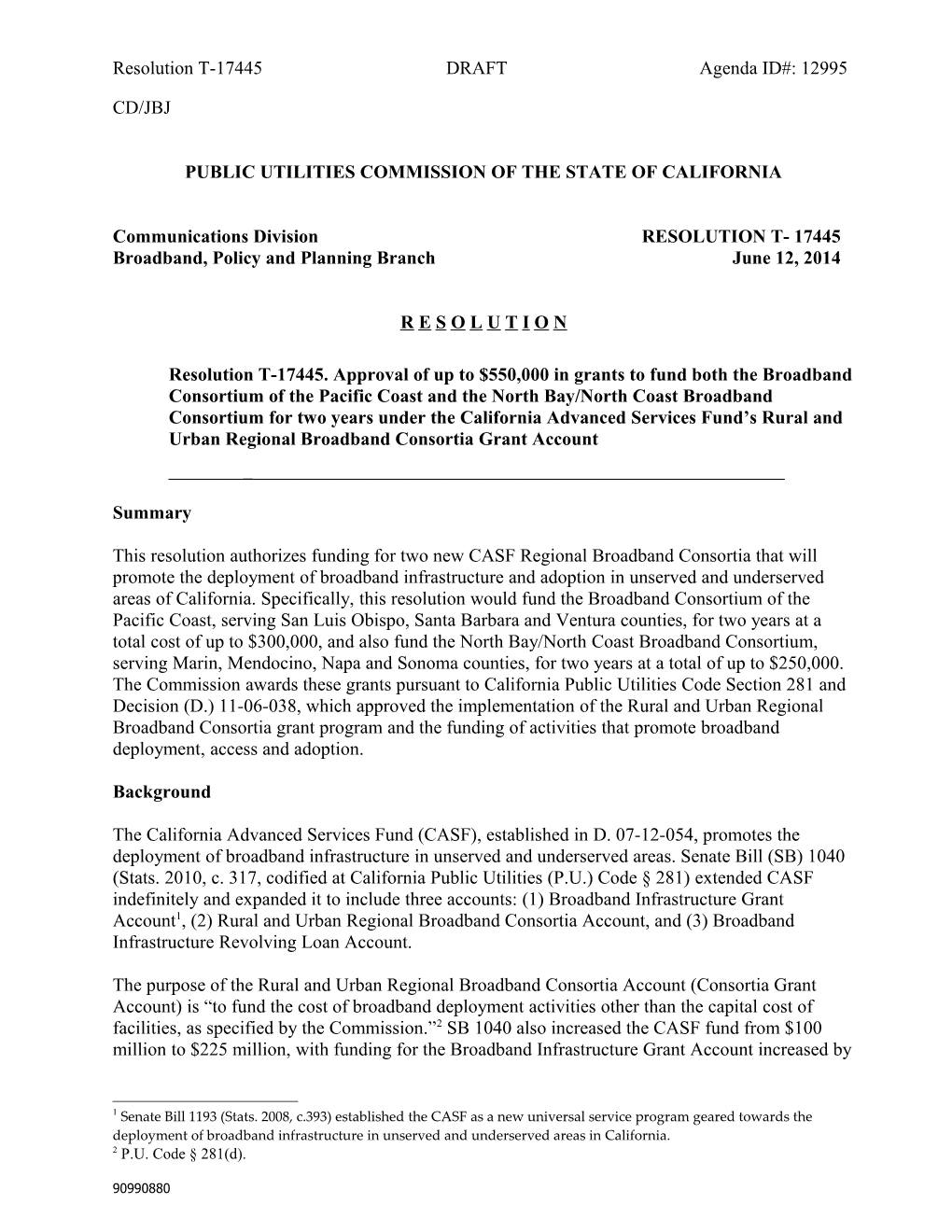 Public Utilities Commission of the State of California s27