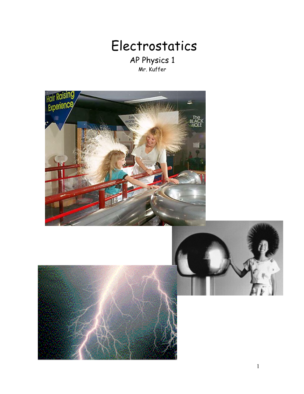 Unit 7 Electrostatics