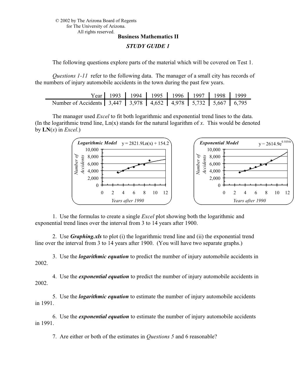 Business Mathematics II