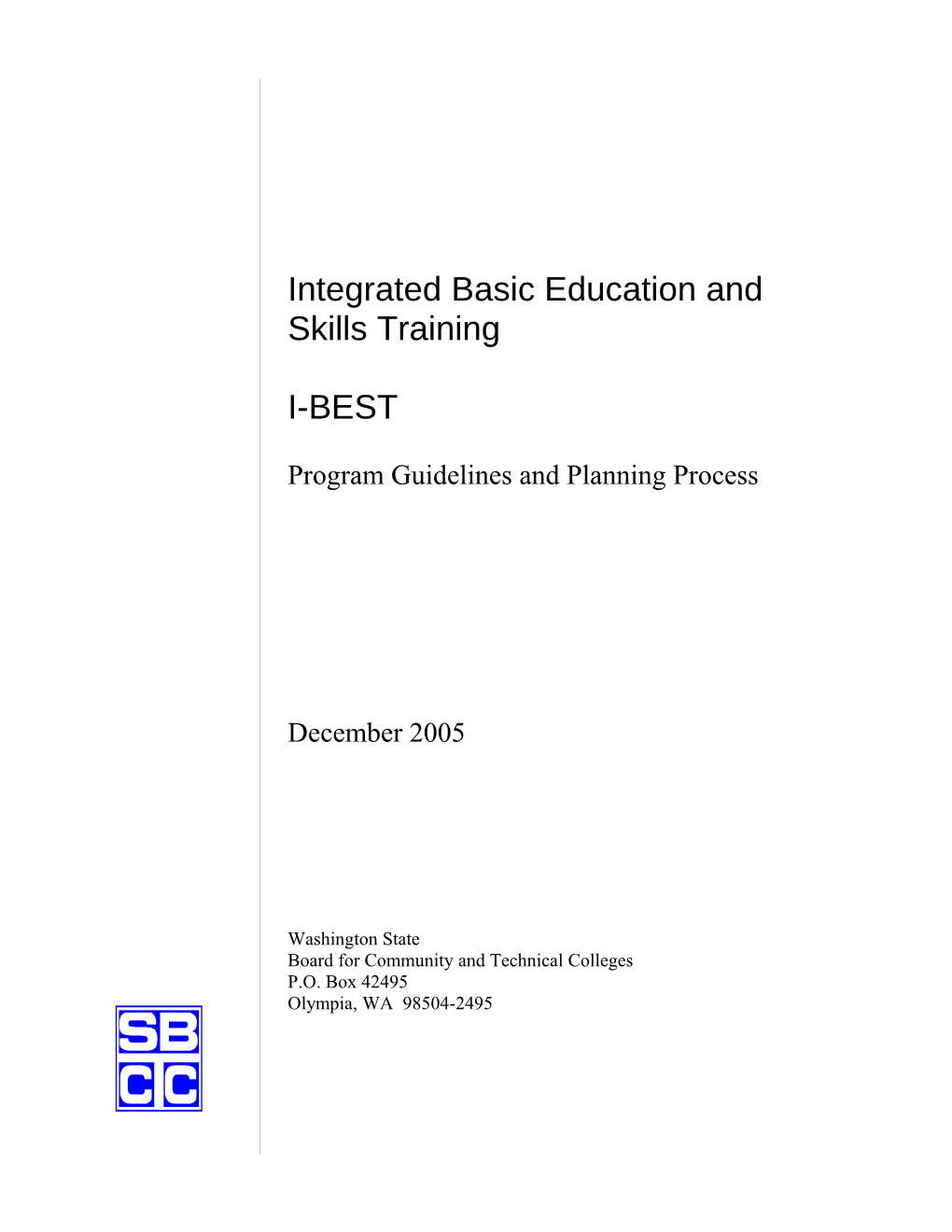 Integrated Basic Education and Skills Training