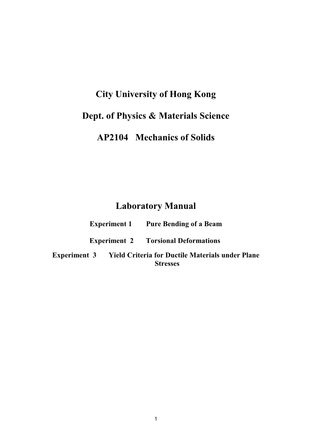 City University of Hong Kong s2