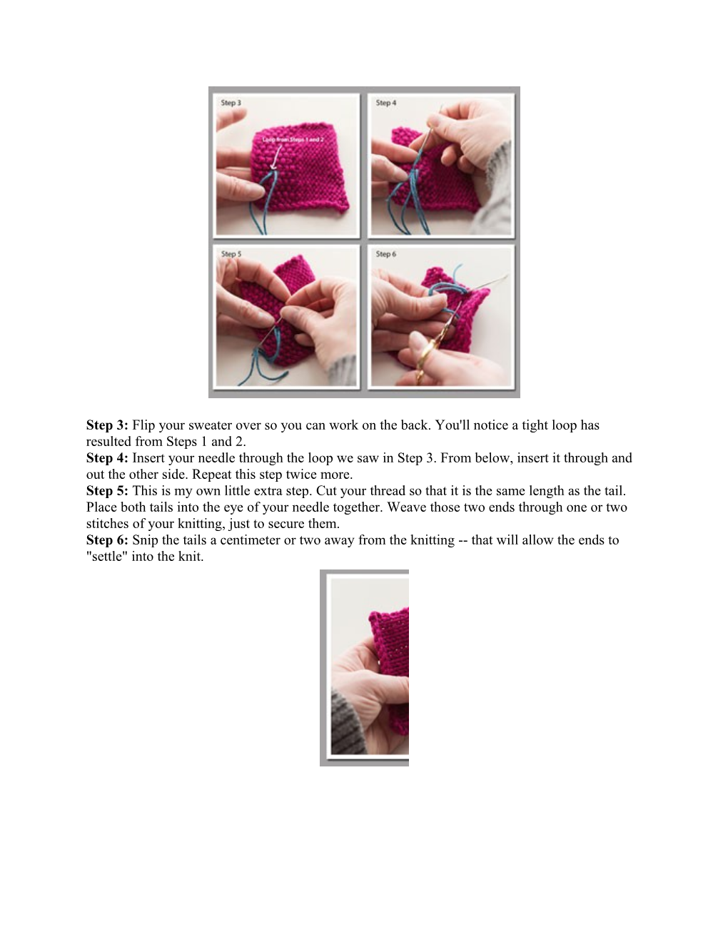 Tutorial: Sewing on a Button
