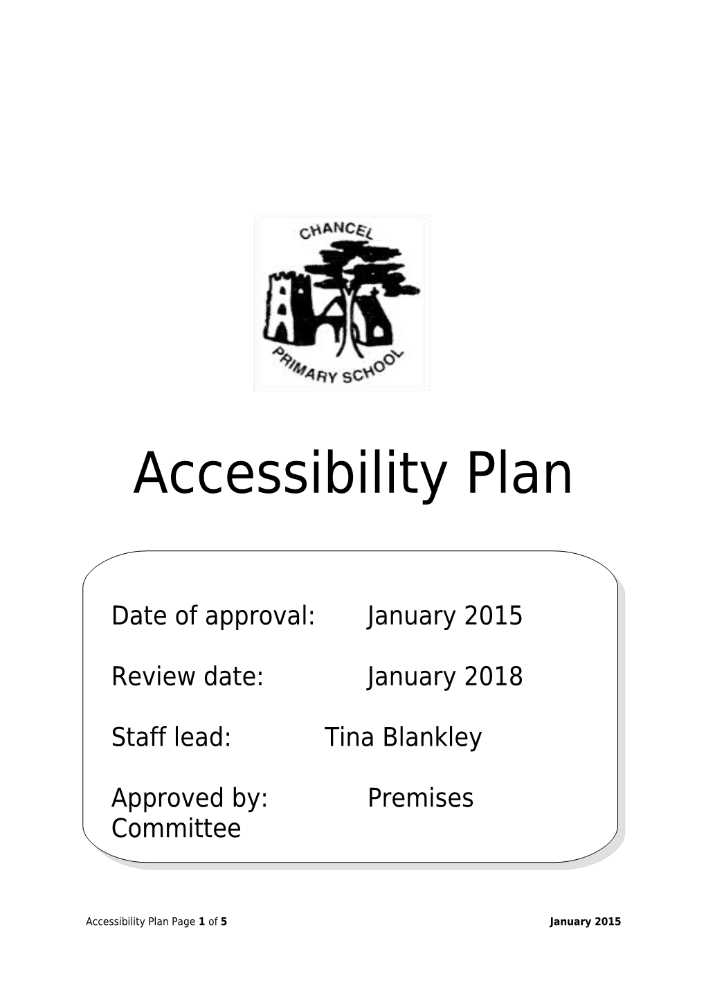 Accessibility Plan