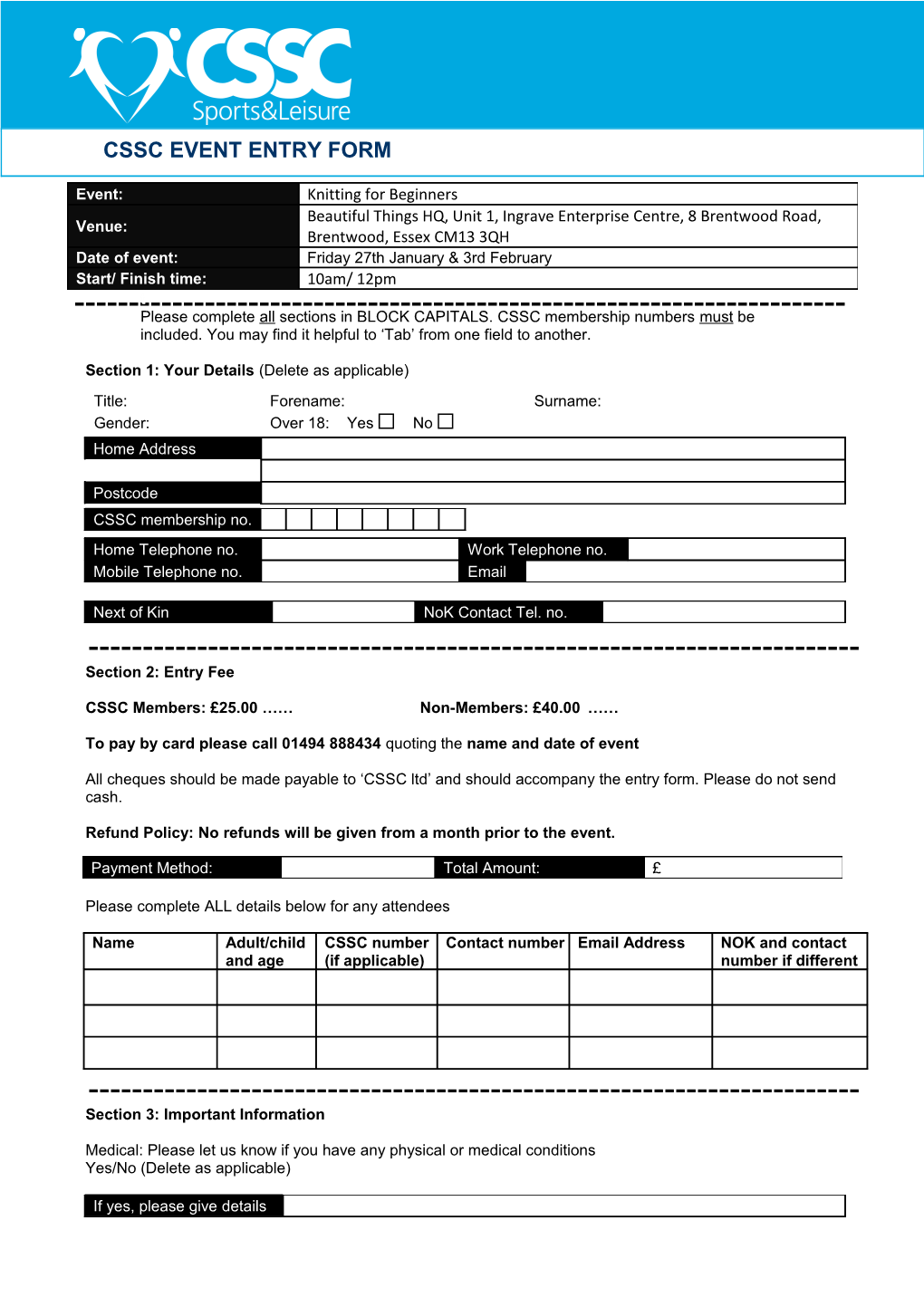 Section 1: Your Details (Delete As Applicable) s6