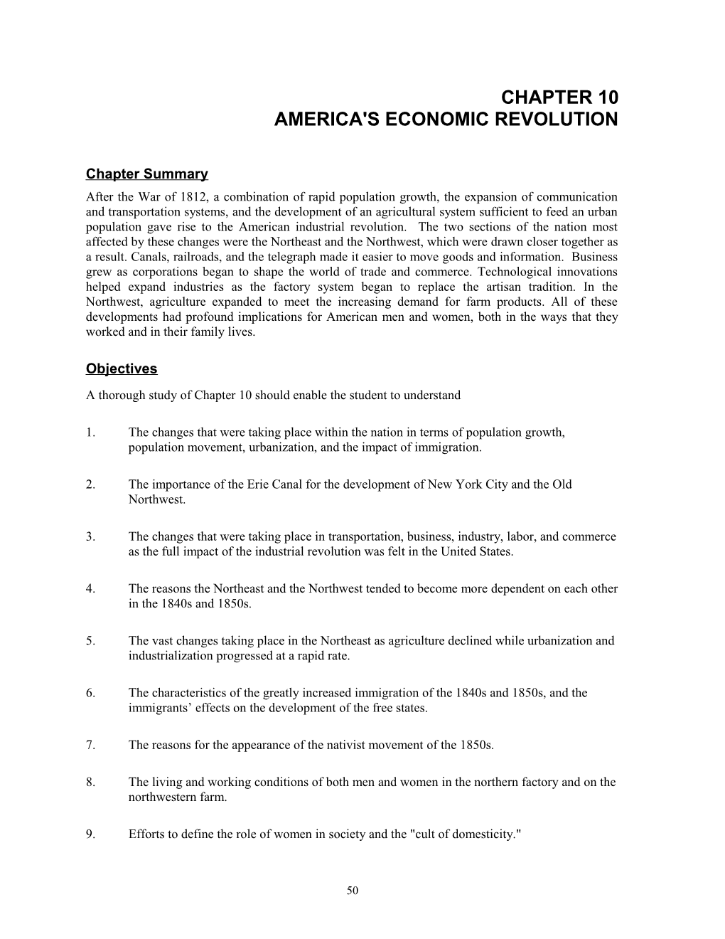 America's Economic Revolution