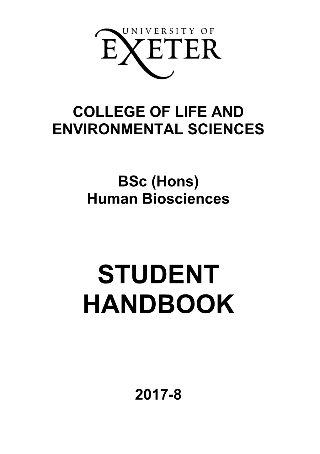 College of Life and Environmental Sciences