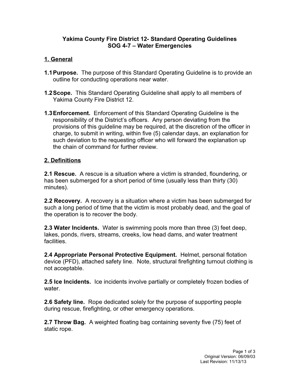 Yakima County Fire District 12- Standard Operating Guidelines s5