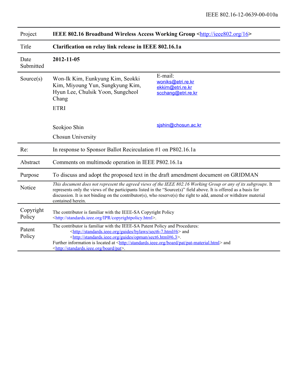 IEEE 802.16 Mentor Document Template s4