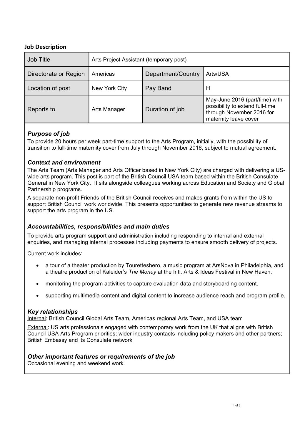 Role Profile Template s2