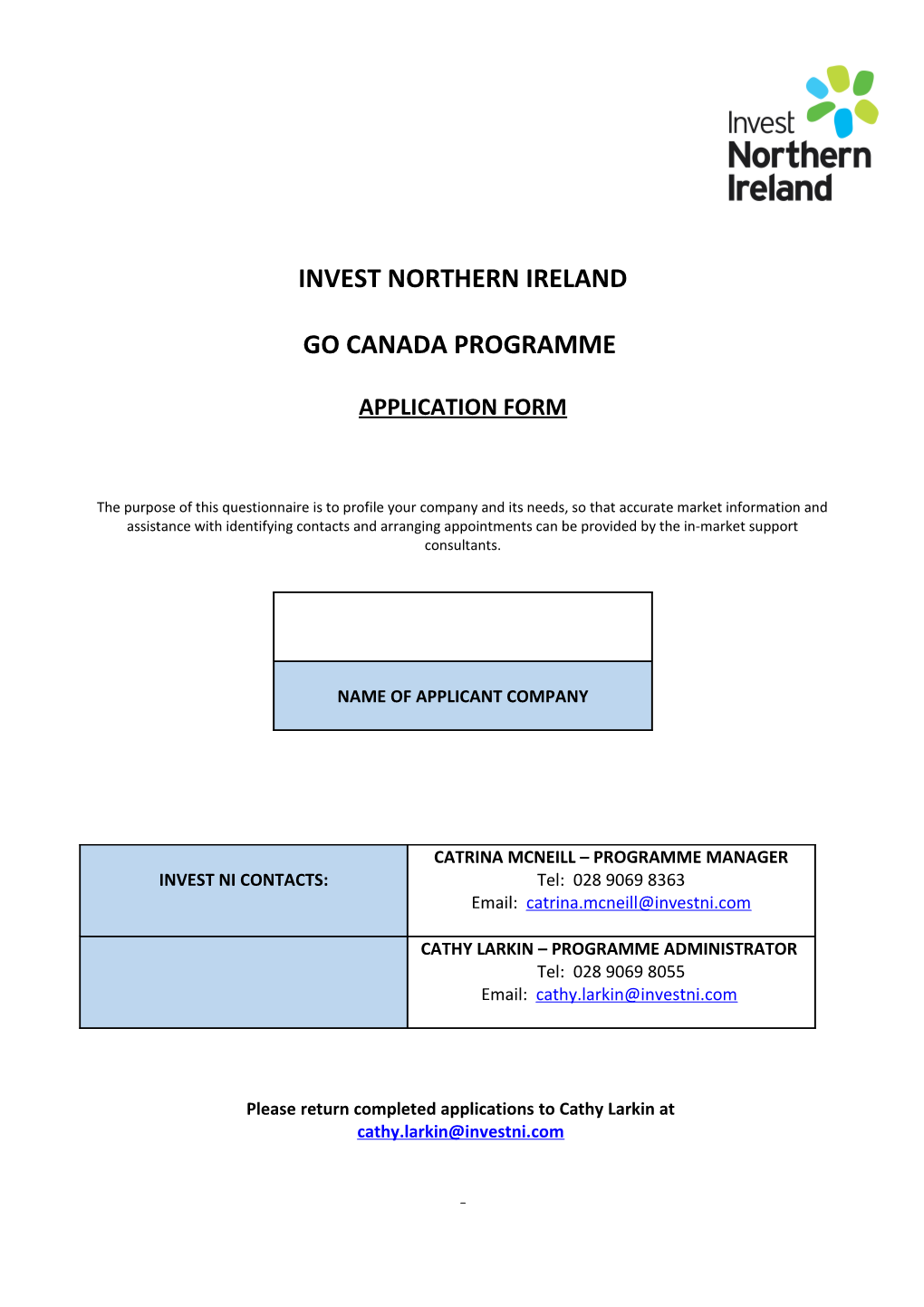 Invest Northern Ireland