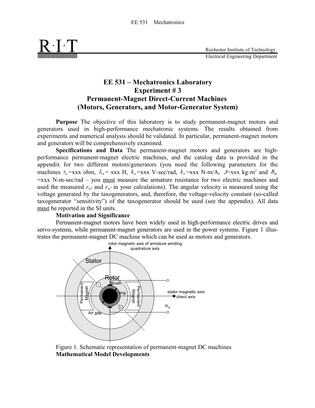 Mathematical Model (In the Form of Normalized Differential Equations) for Electric Drive