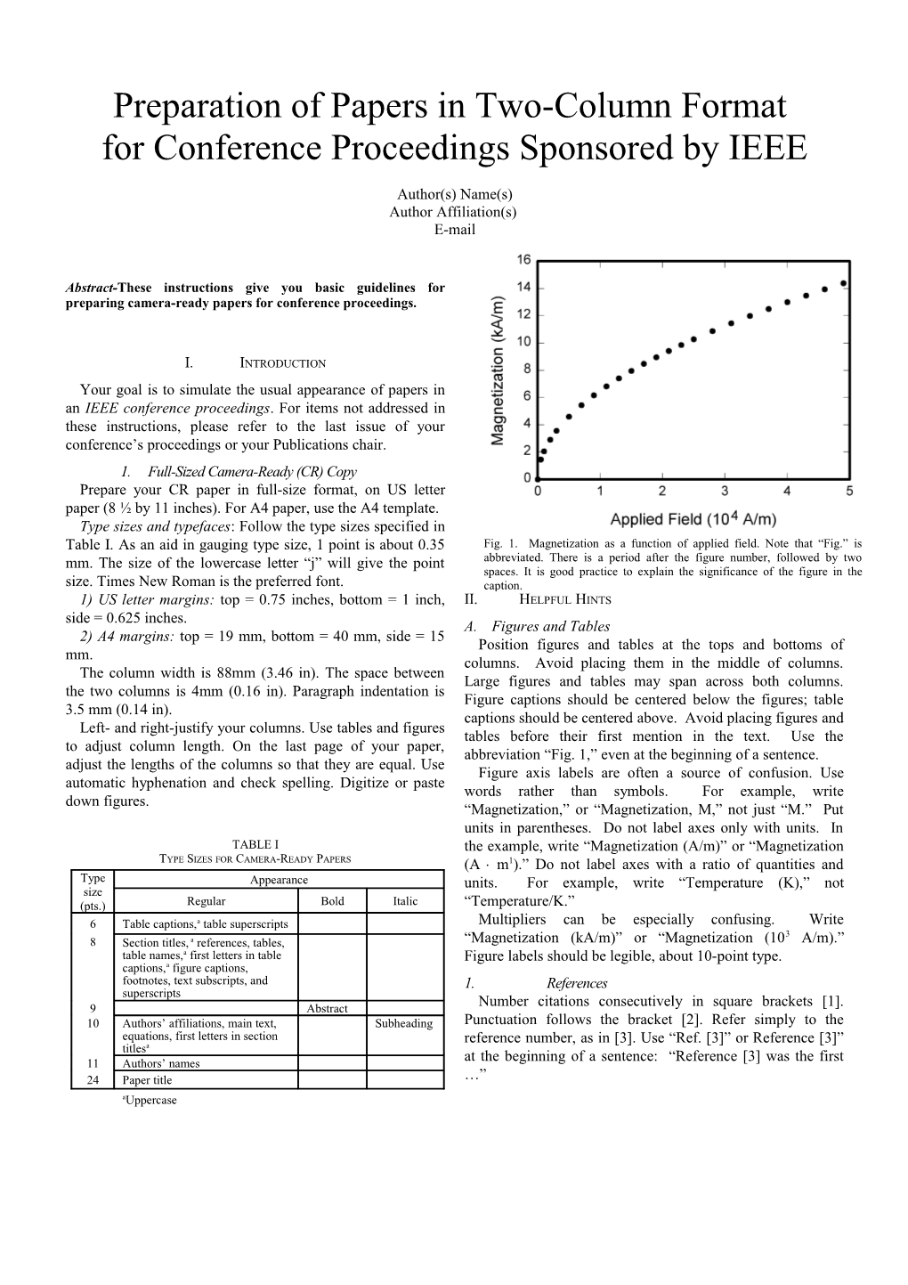 Preparation of Papers in Two-Column Format for the Proceedings of the 2004 Sarnoff Symposium