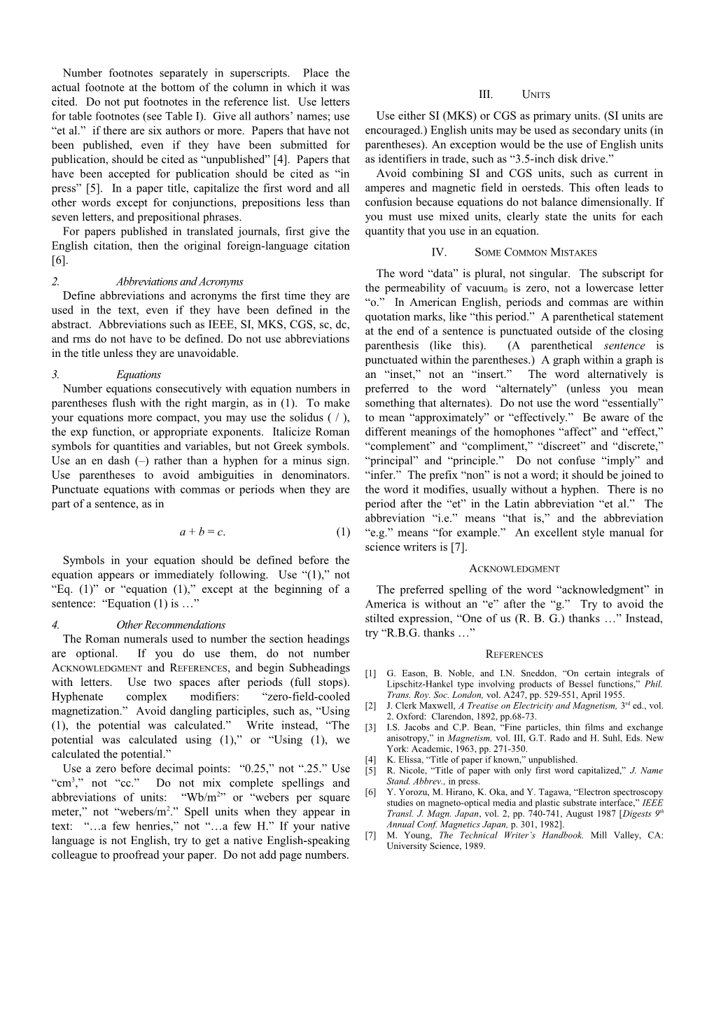 Preparation of Papers in Two-Column Format for the Proceedings of the 2004 Sarnoff Symposium