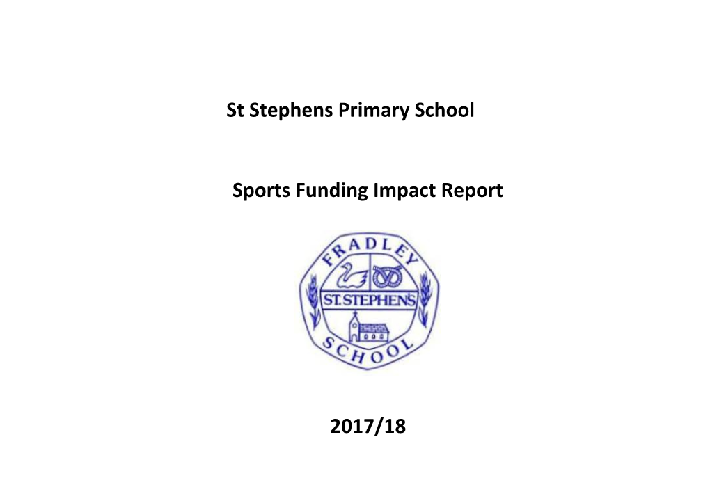 Sports Funding Impact Report