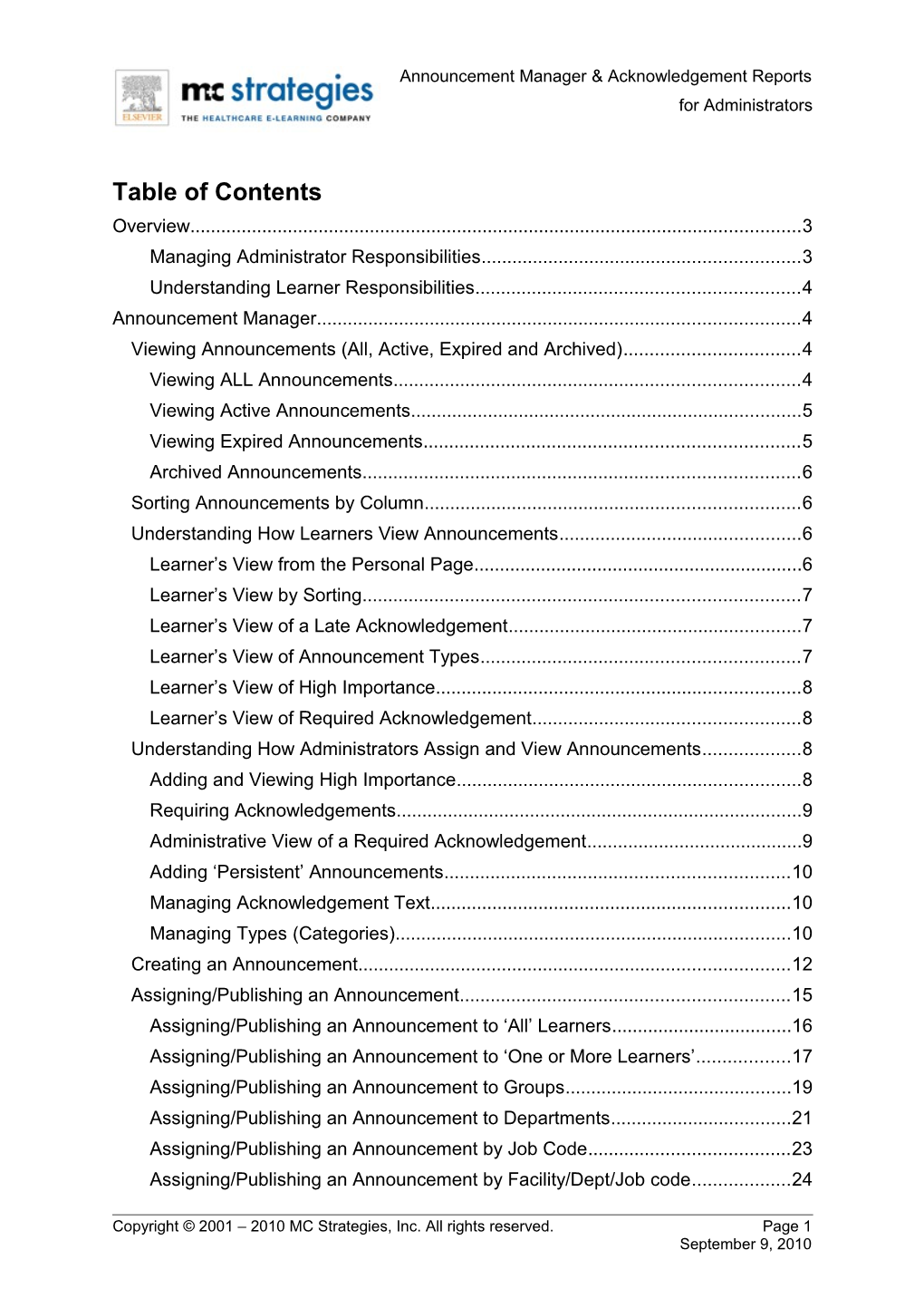 Table of Contents s87
