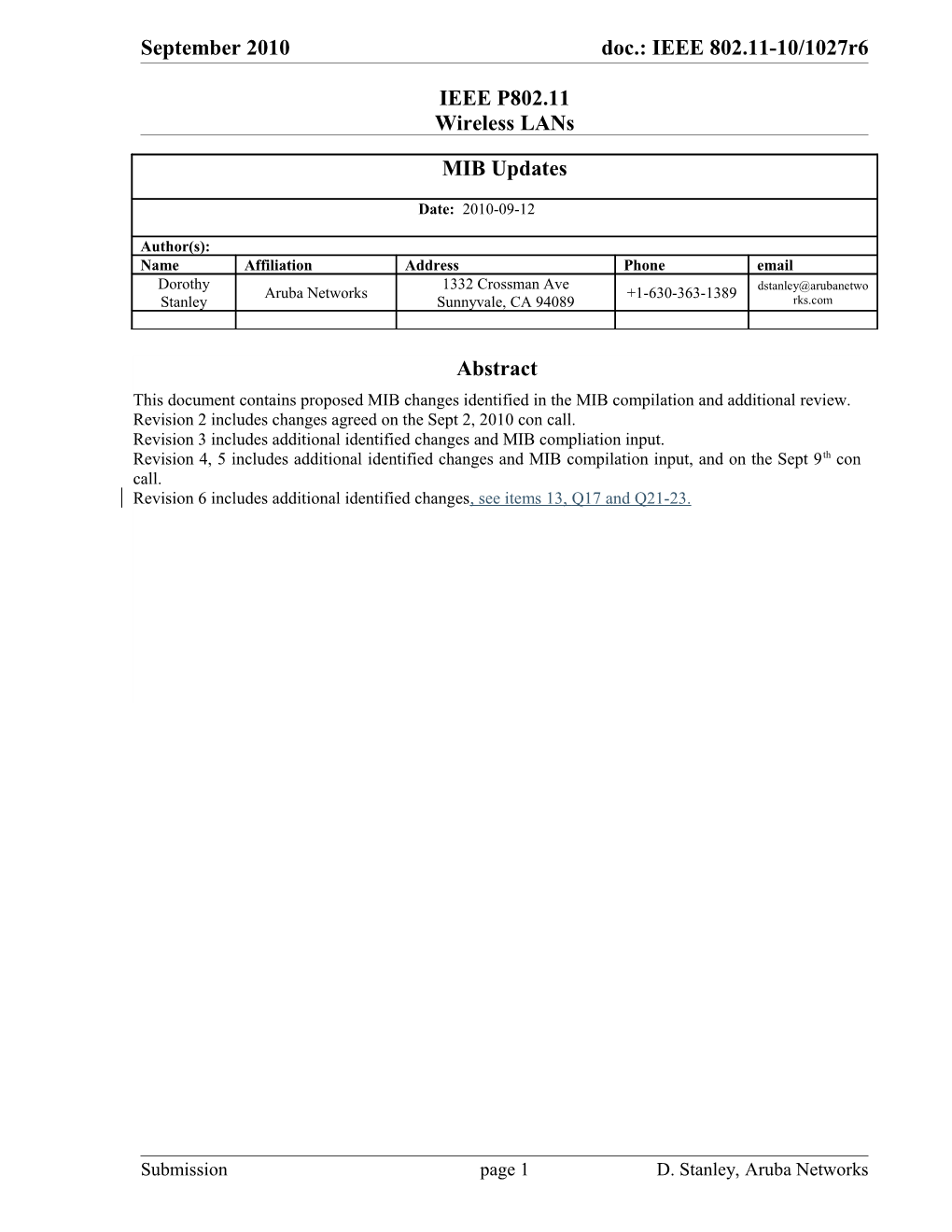 IEEE P802.11 Wireless Lans s77