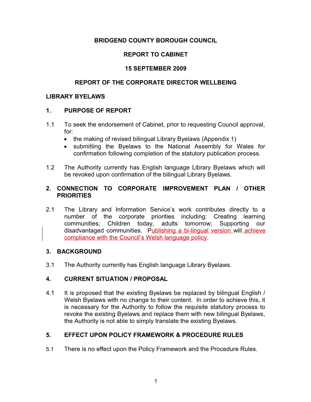 Bridgend County Borough Council s4