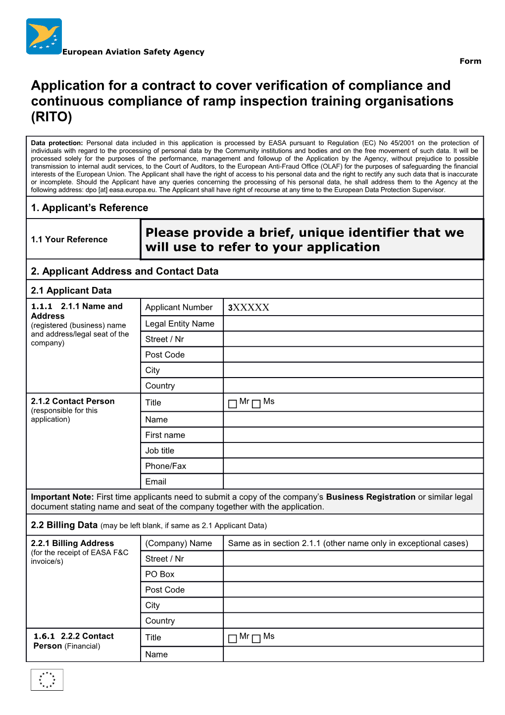 Application for Approval of Major Change/Major Repair Design