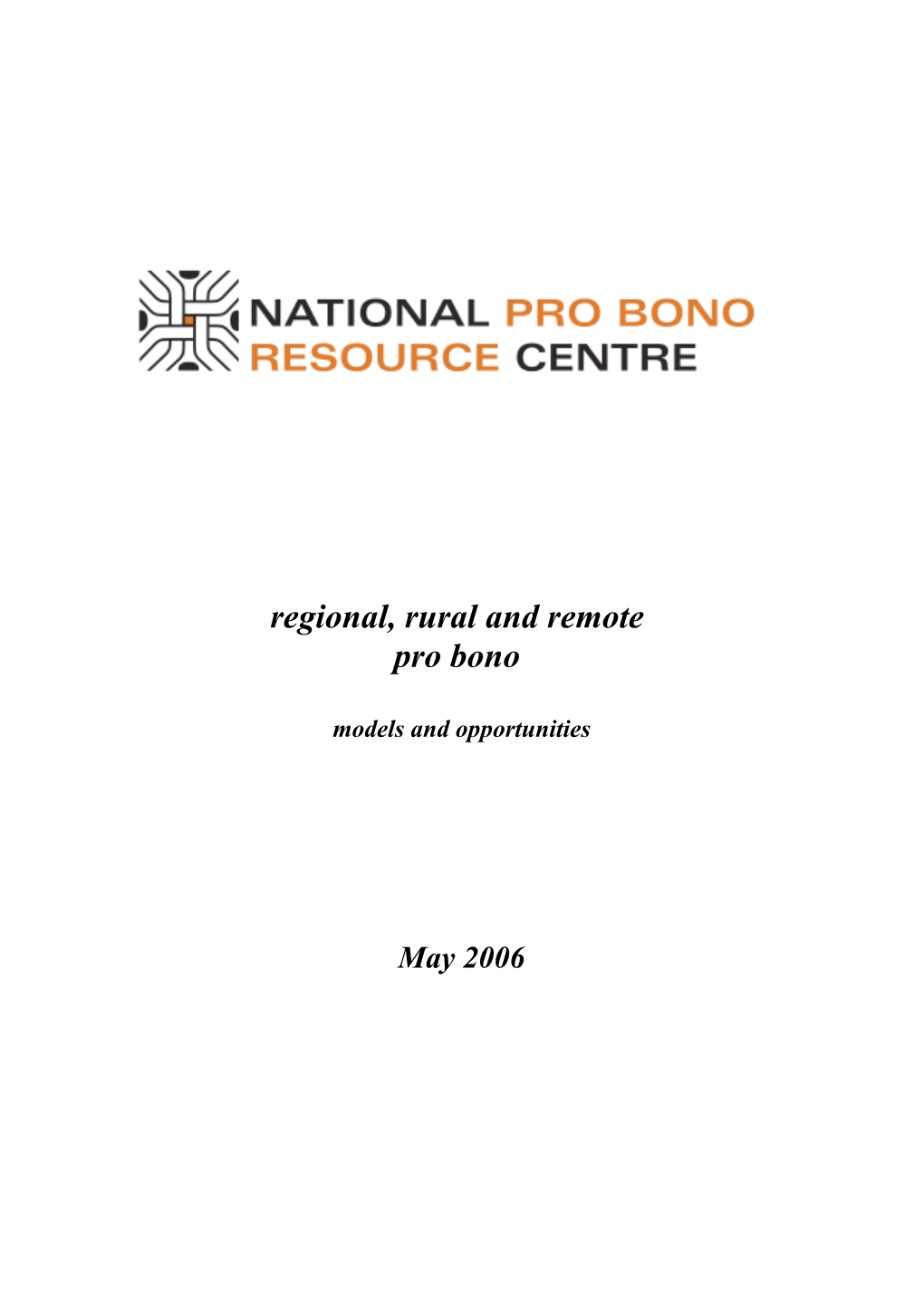 Regional, Rural and Remote