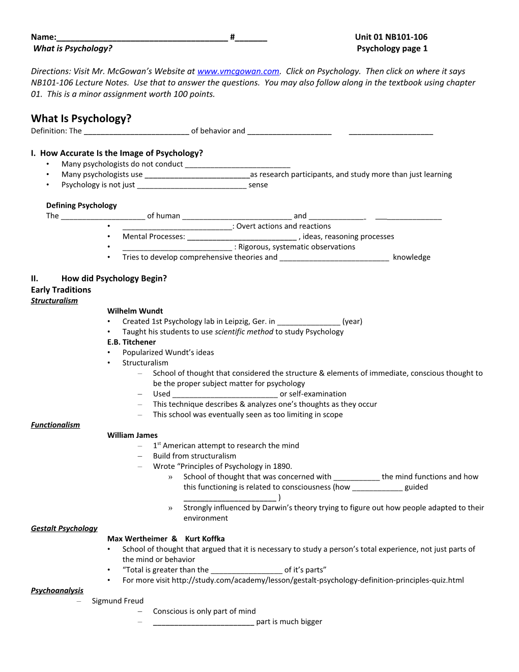 What Is Psychology?Psychology Page 1