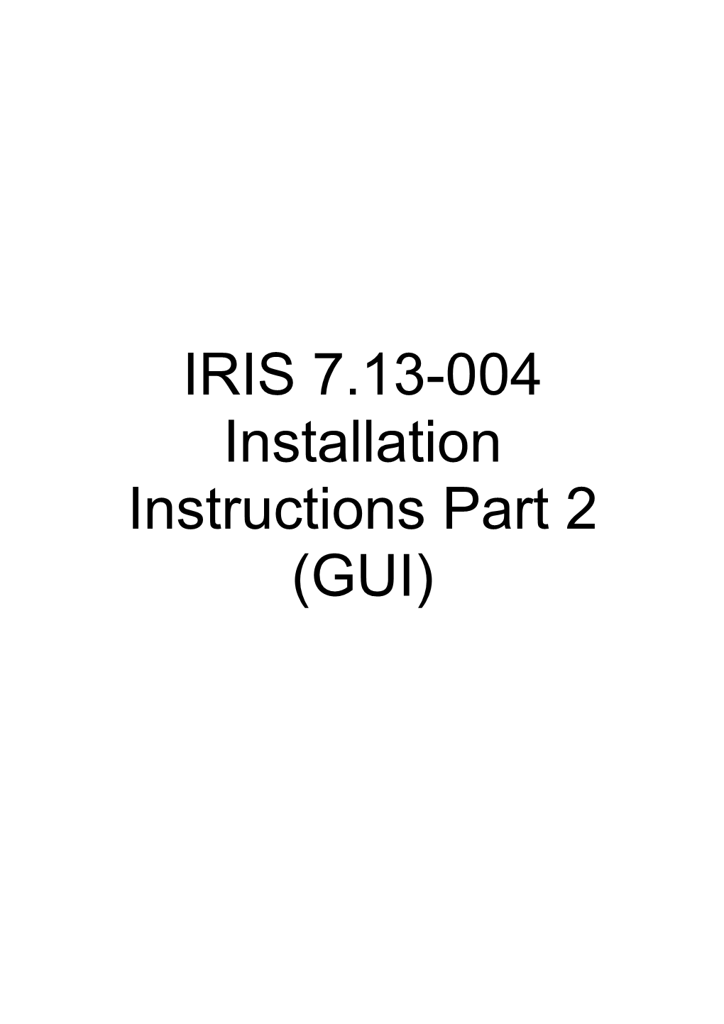 IRIS GUI Installation Guide (6.12) s2