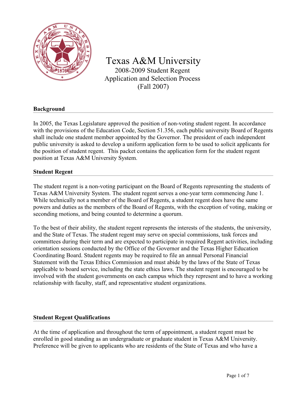 Texas A&M University s3