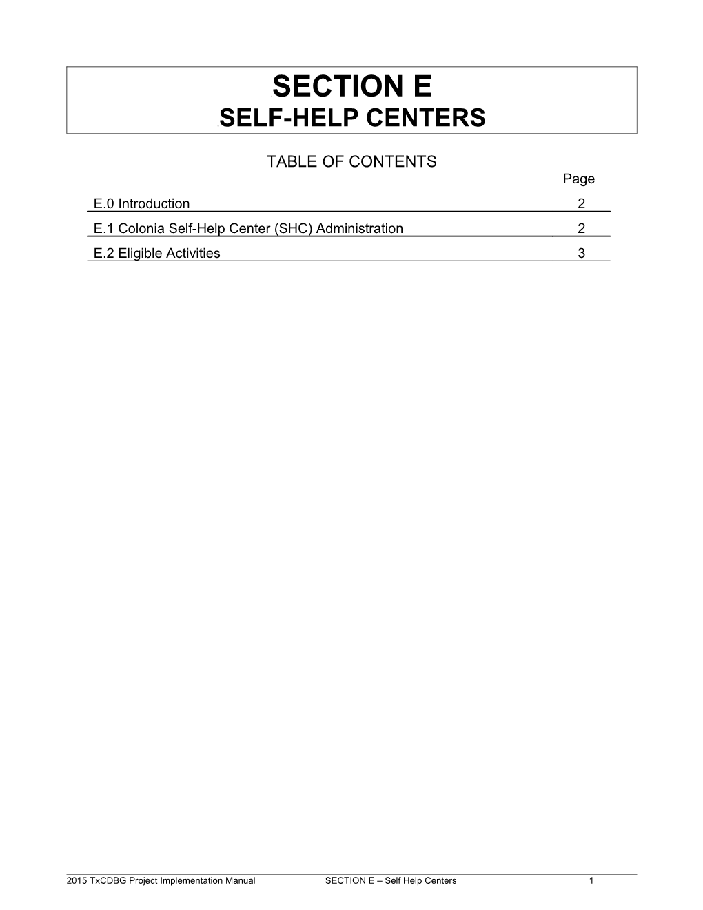 1Bself-Help Centers