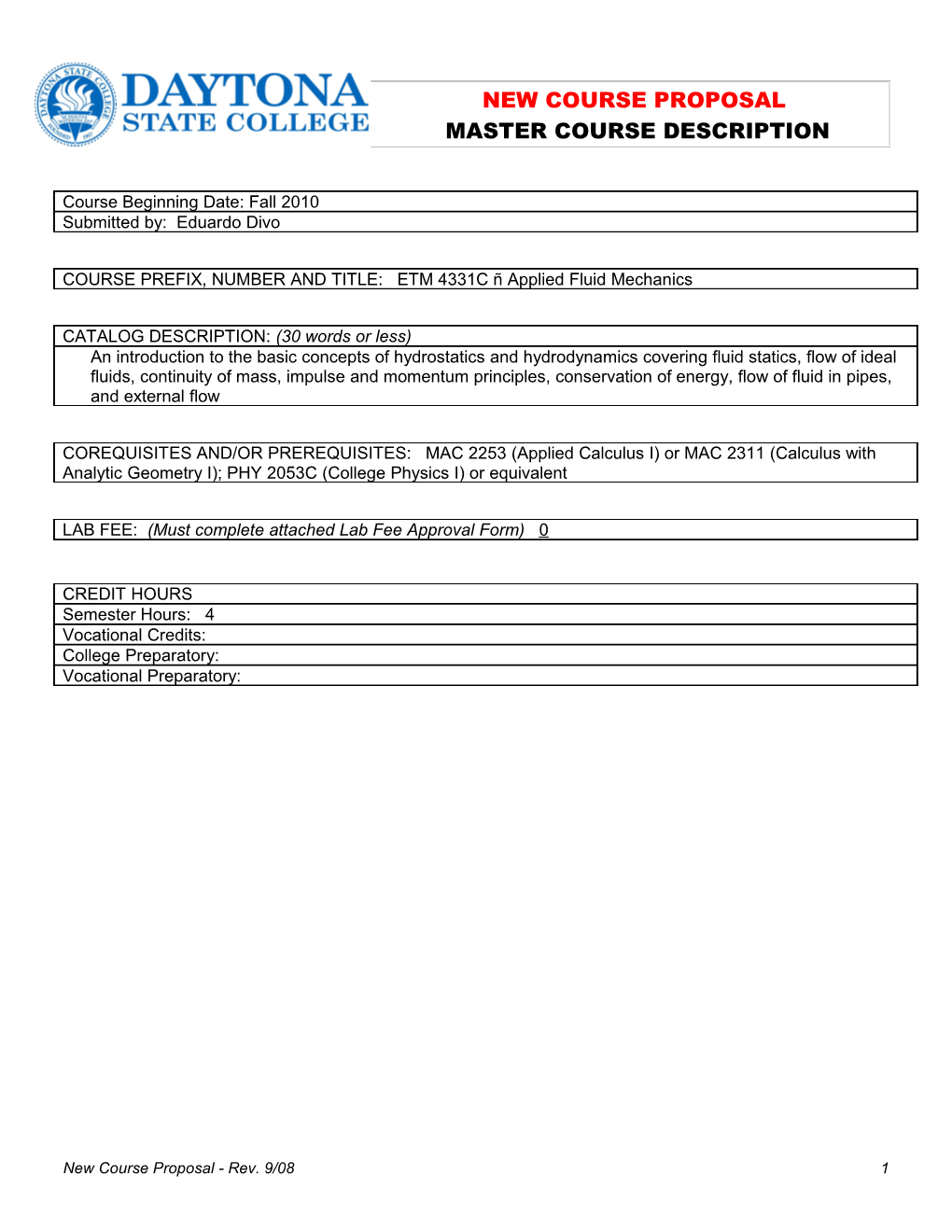 New Course Proposal Form s1