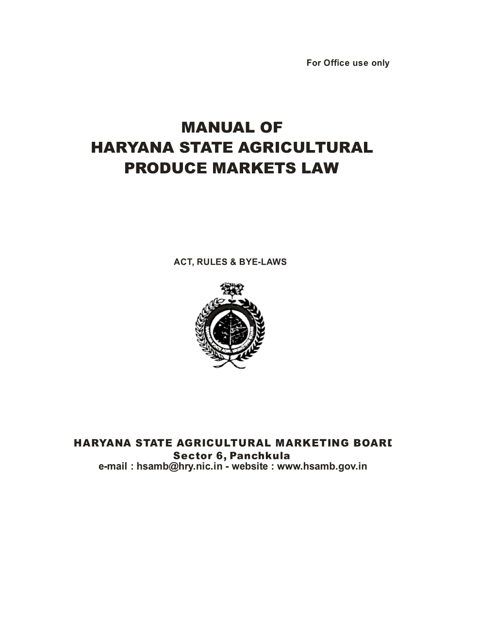 The Punjab Agricultural Produce Markets Act, 1961